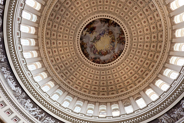 USA Capitol Interior stock photo