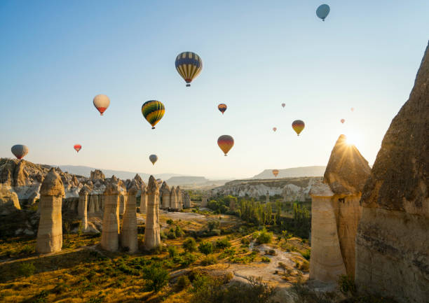Cappadocia, Central Anatolia, Turkey Cappadocia, Central Anatolia, Turkey turkey country stock pictures, royalty-free photos & images