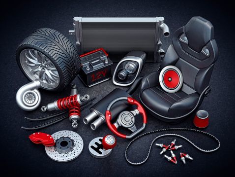 Car Parts Stock Photo - Download Image Now - iStock