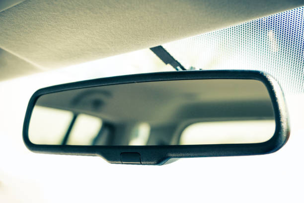 Car rear view mirror Closeup of car rear view mirror rear view mirror stock pictures, royalty-free photos & images