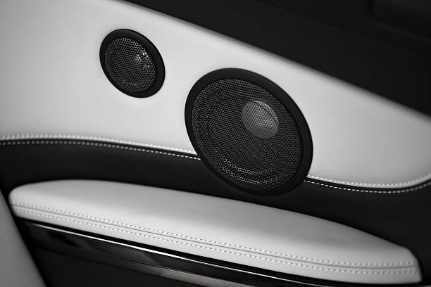 Car speaker stock photo