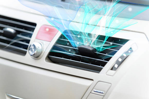 Car ventilation system stock photo