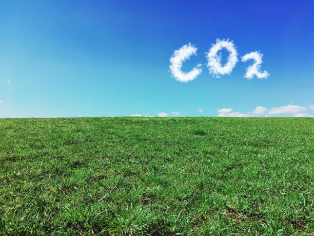 concepto de control de emisiones de dióxido de carbono y de contaminación. - cero fotografías e imágenes de stock