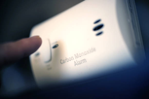 carbon monoxide stock photo