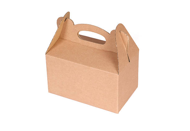 Cardboard box stock photo