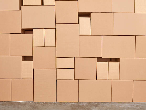 Cardboard Boxes stock photo