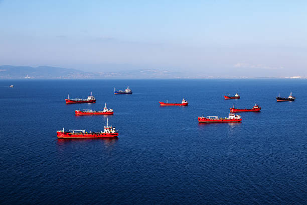 Cargo Ships stock photo