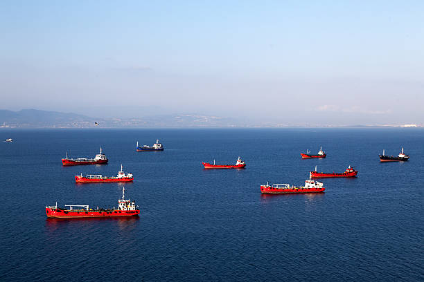 Cargo Ships stock photo