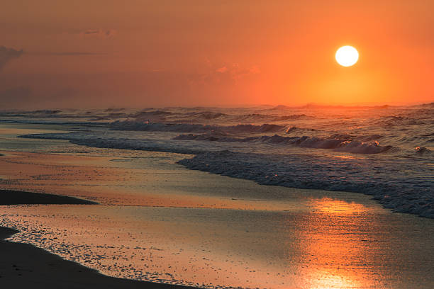 Carolina Coast Sunrise stock photo