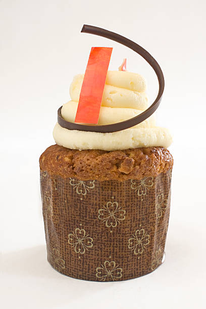 Carrot Cupcake stock photo