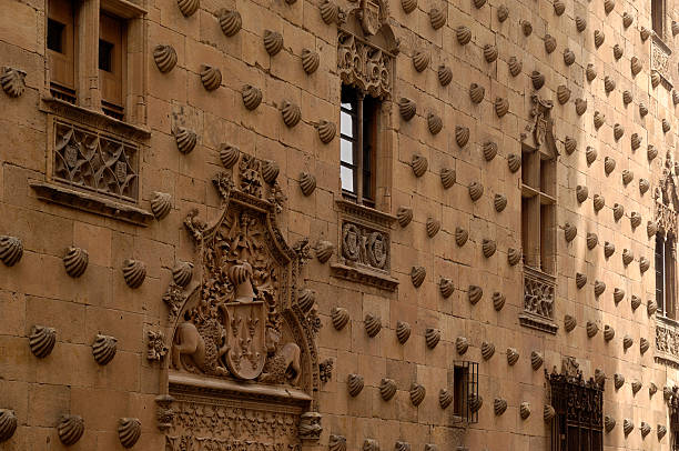 Casa de las Conchas, Salamanca, Spain stock photo