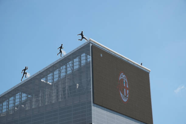 卡薩米蘭,米蘭總部大樓ac米蘭足球俱樂部在波爾泰羅。 - milan 個照片及圖片檔