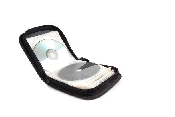 Case for CD and DVD. stock photo