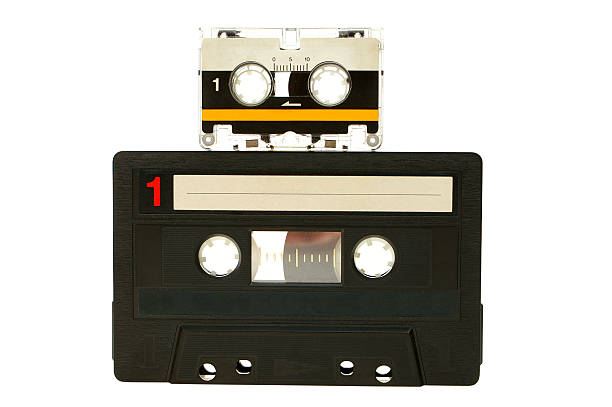 Cassette tape stock photo