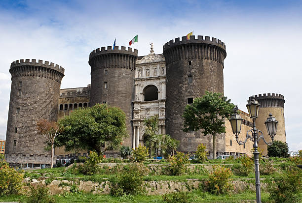 Castel Nuovo in Naples, Italy stock photo