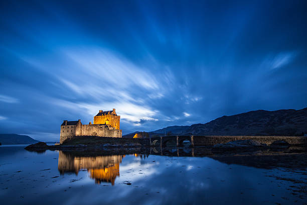 Castle in Scotland stock photo
