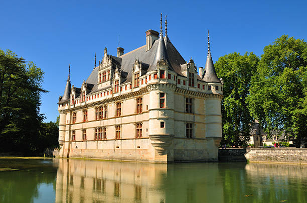 Castle of Azay-le-Rideau stock photo
