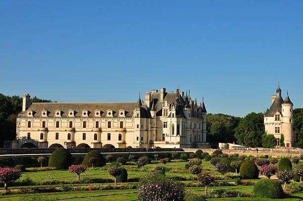 Castle of Chenonceau stock photo