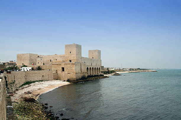 Castle of Trani, Apulia stock photo