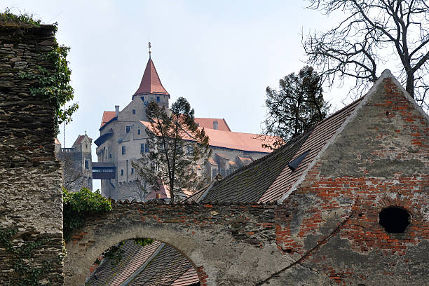 castle Pernstejn,Czech republic stock photo