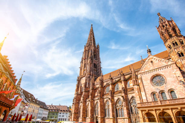 德國弗賴堡大教堂 - freiburg 個照片及圖片檔