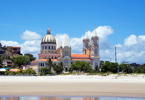 Cathedral in Ilheus.Brazil. stock photo