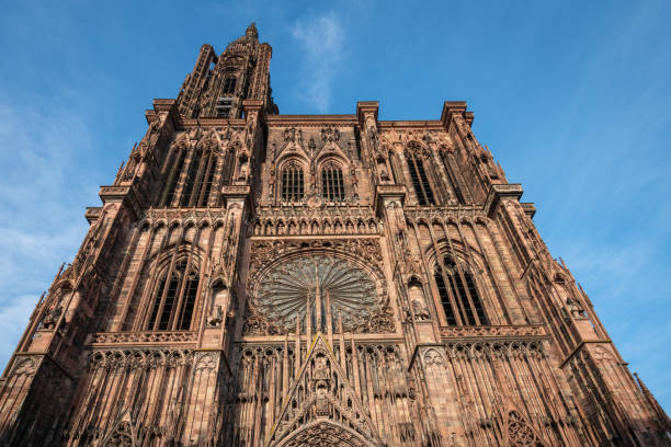 Cathedral of Notre Dame in Strasbourg, Alsace, France Cathedral of Our Lady of Strasbourg notre dame de strasbourg stock pictures, royalty-free photos & images