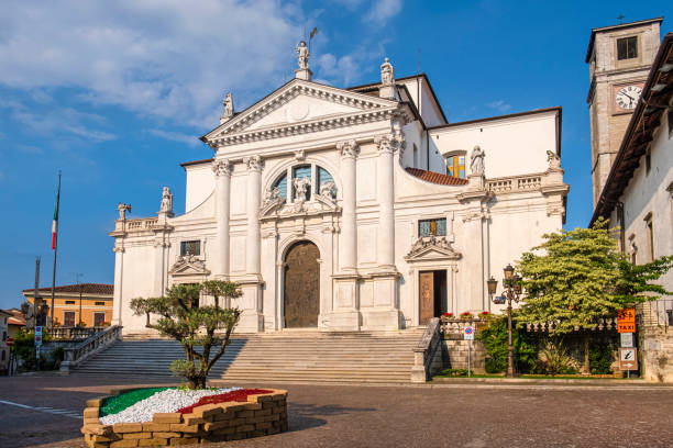 Cathedral of San Daniele del Friuli (Friuli-Venezia Giulia) stock photo