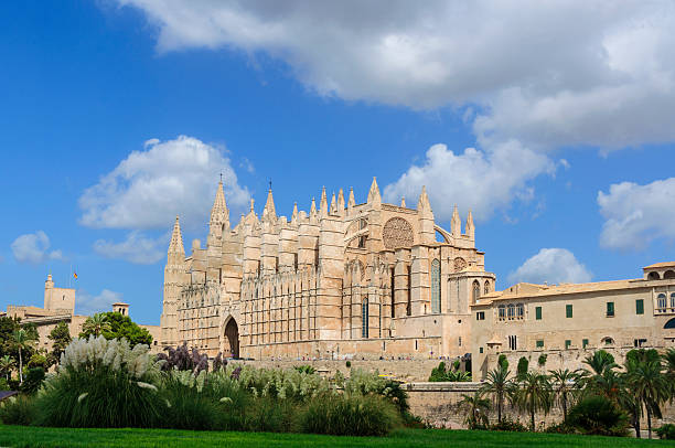 Cathedral of Santa Maria in Palma de Majorca stock photo