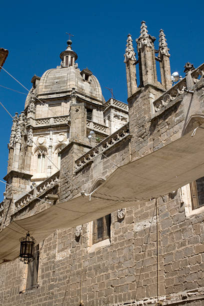 Cathedral of Toledo - Gothic style stock photo