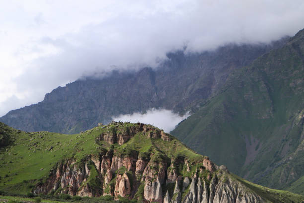 Caucasus Mountains stock photo