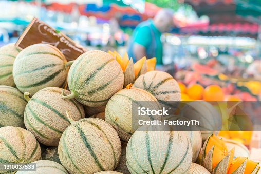 istock Cavaillon melon on the street food market provencal 1310037533