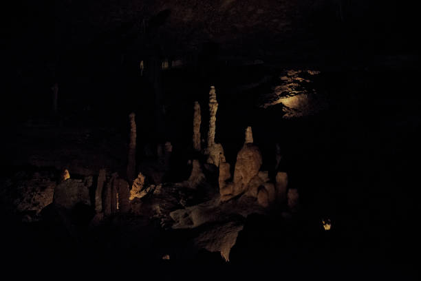 Cave Exploring stock photo