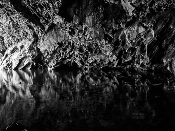 Cavern Wall stock photo