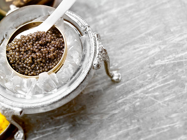 Caviar on Ice Caviar on Ice -Photographed on Hasselblad H3D-39mb Camera roe stock pictures, royalty-free photos & images