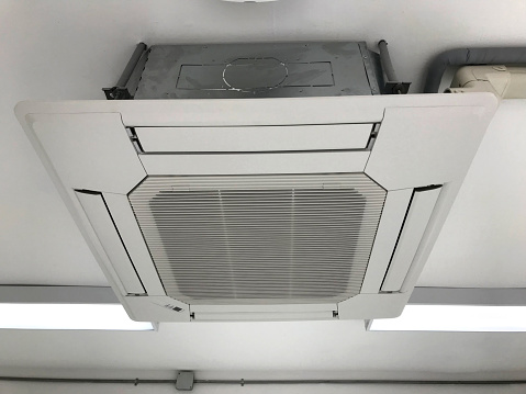 Ceiling Type Hanging Air Conditioner Unit Stock Photo Download Image Now