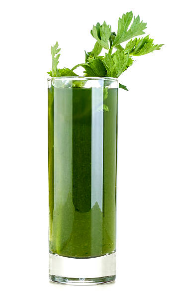 Celery juice stock photo