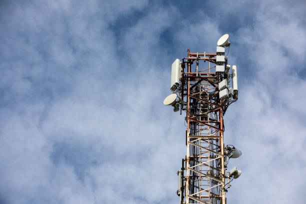 Cell Phone Tower stock photo
