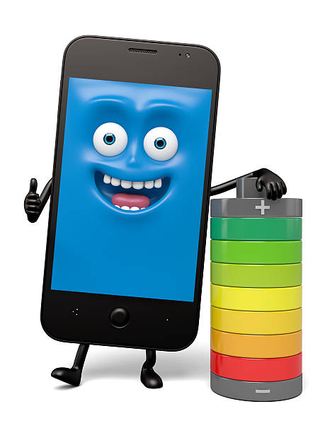 606 Mobile Phone With Cute 3d Characters Stock Photos Pictures Royalty Free Images Istock