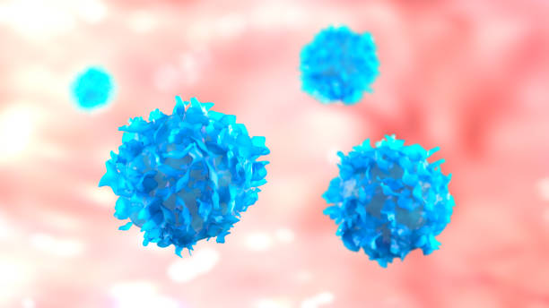 T cells stock photo