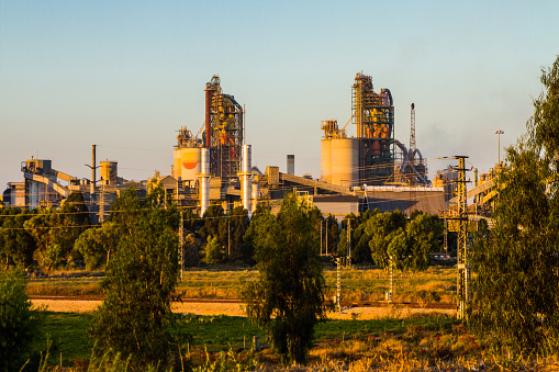 Cement Plant Stock Photo - Download Image Now - iStock