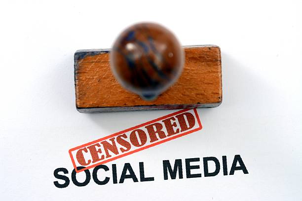 Censored social media Censored social media censorship stock pictures, royalty-free photos & images