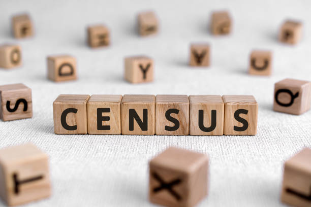 Census - words from wooden blocks with letters Census - words from wooden blocks with letters, official count or survey of a population, census concept, white background census stock pictures, royalty-free photos & images