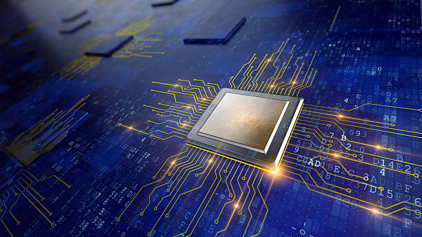 Central Computer Processor Central Computer Processors CPU concept semiconductor stock pictures, royalty-free photos & images
