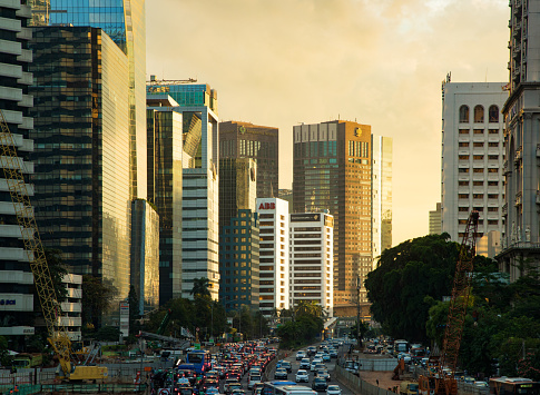 Central Jakarta Sudirman Area Financial District Skyline Central Jakarta Sudirman Area Financial District Skyline