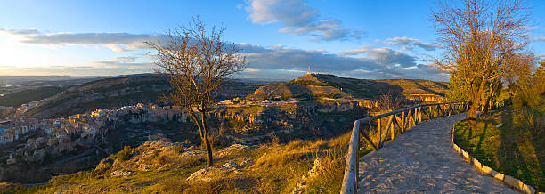 Cerro del Socorro, Cuenca stock photo
