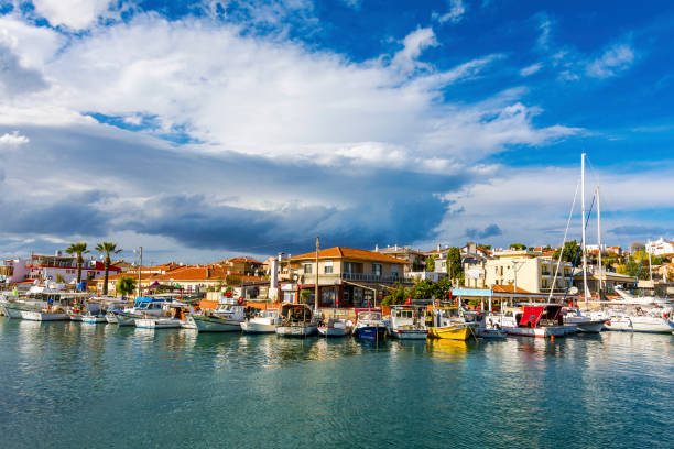 Cesme Town of Izmir Province in Turkey stock photo