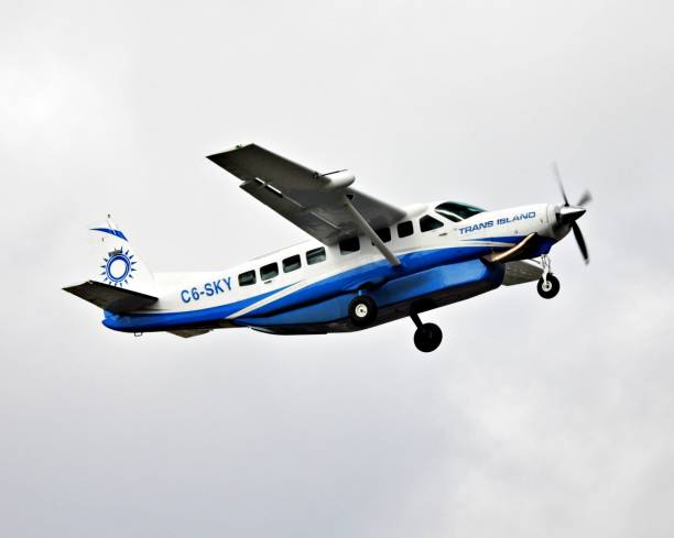 Cessna, Model: 208B Grand Caravan,  Airline: Trans Island Airways. stock photo