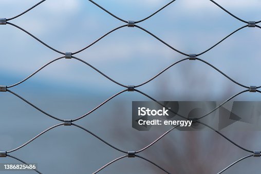 istock Chainlink fence 1386825486