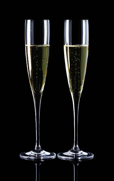 шампанское - happy new year стоковые фото и изображения